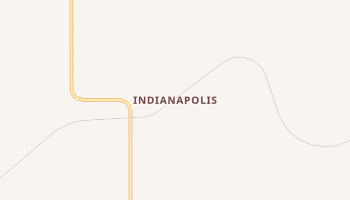 Indianapolis, Oklahoma map