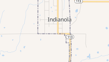 Indianola, Oklahoma map