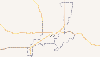 Jay, Oklahoma map