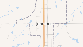 Jennings, Oklahoma map