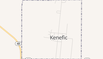 Kenefic, Oklahoma map