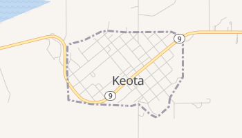 Keota, Oklahoma map