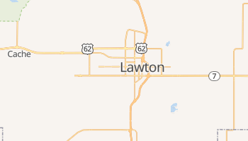 Lawton, Oklahoma map