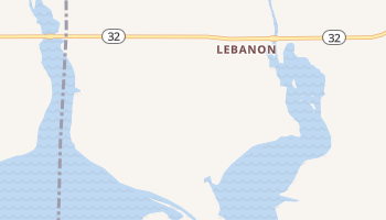 Lebanon, Oklahoma map