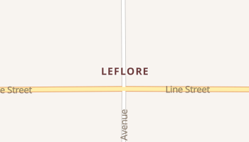 Leflore, Oklahoma map