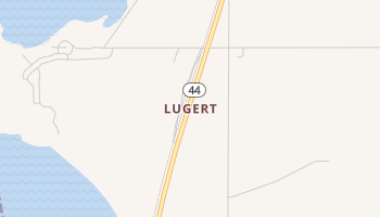 Lugert, Oklahoma map