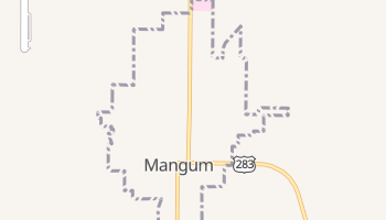 Mangum, Oklahoma map