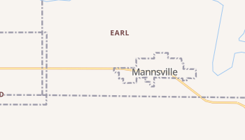 Mannsville, Oklahoma map