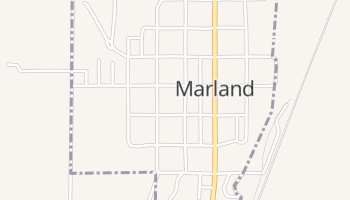 Marland, Oklahoma map