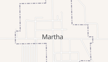 Martha, Oklahoma map