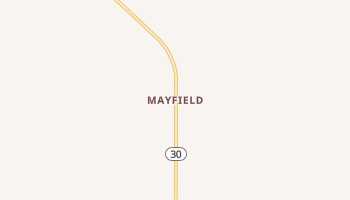 Mayfield, Oklahoma map