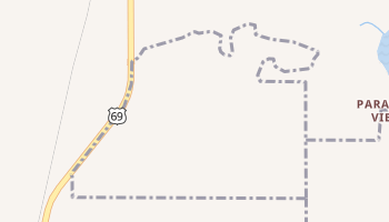 Mazie, Oklahoma map