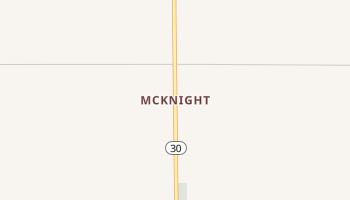 McKnight, Oklahoma map