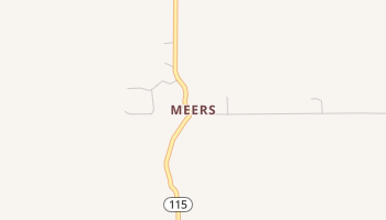 Meers, Oklahoma map