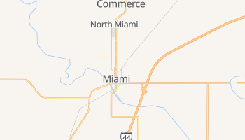 Miami, Oklahoma map