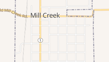 Mill Creek, Oklahoma map