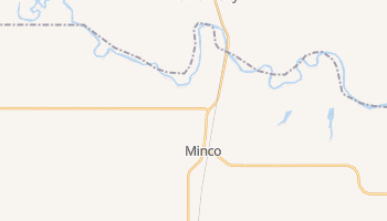 Minco, Oklahoma map