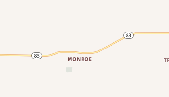 Monroe, Oklahoma map