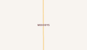 Moodys, Oklahoma map