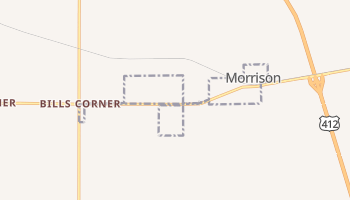 Morrison, Oklahoma map