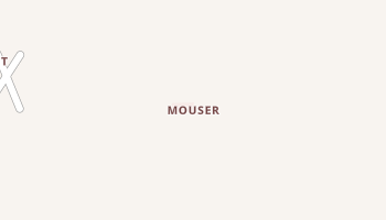Mouser, Oklahoma map