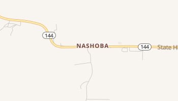 Nashoba, Oklahoma map