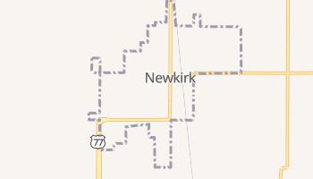 Newkirk, Oklahoma map