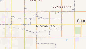 Nicoma Park, Oklahoma map