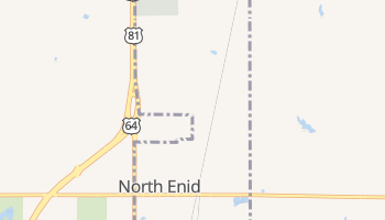 North Enid, Oklahoma map