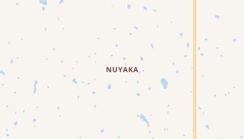 Nuyaka, Oklahoma map