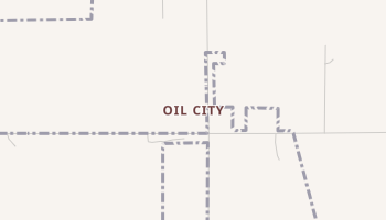 Oil City, Oklahoma map