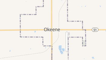 Okeene, Oklahoma map