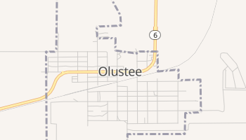 Olustee, Oklahoma map