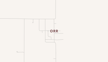 Orr, Oklahoma map