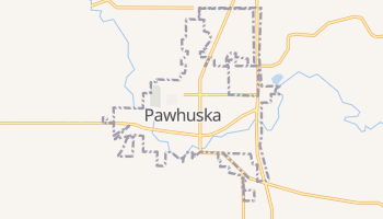 Pawhuska, Oklahoma map