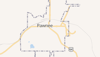 Pawnee, Oklahoma map