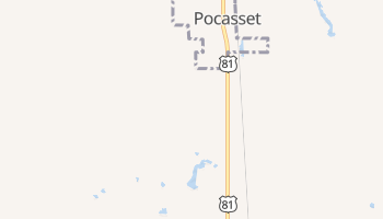 Pocasset, Oklahoma map