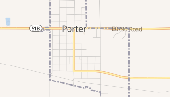 Porter, Oklahoma map