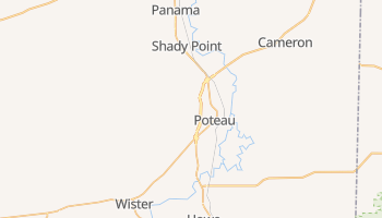 Poteau, Oklahoma map