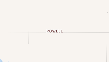 Powell, Oklahoma map