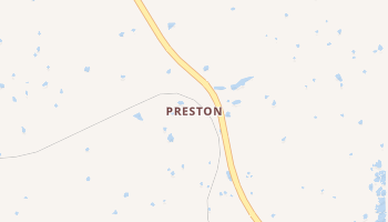 Preston, Oklahoma map