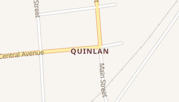 Quinlan, Oklahoma map