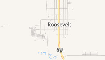 Roosevelt, Oklahoma map