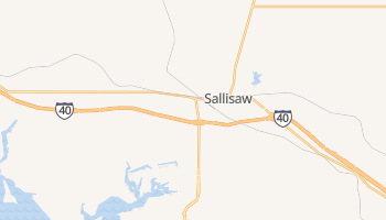 Sallisaw, Oklahoma map