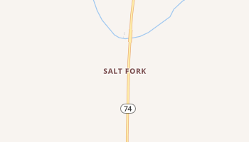 Salt Fork, Oklahoma map