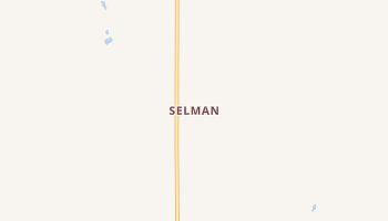 Selman, Oklahoma map
