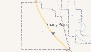 Shady Point, Oklahoma map