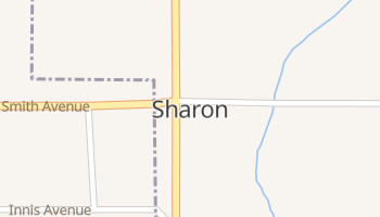 Sharon, Oklahoma map