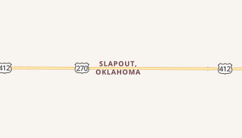 Slapout, Oklahoma map