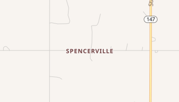 Spencerville, Oklahoma map